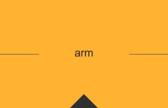 英単語 意味 arm