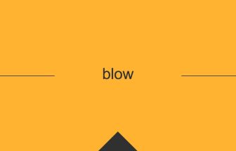 英語 英単語 意味 blow