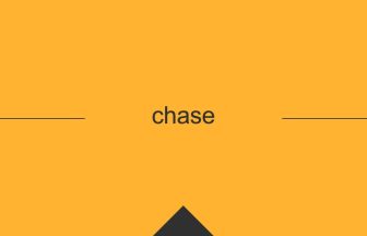 英語 英単語 意味 chase