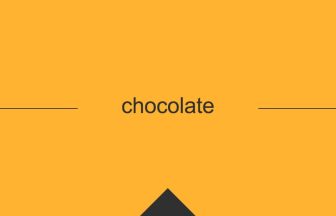 英語 英単語 意味 chocolate