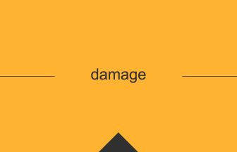 damage 英語 意味 英単語