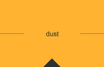 dust 英語 意味 英単語