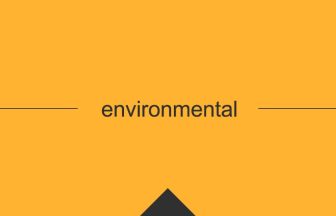 environmental 英語 意味 英単語
