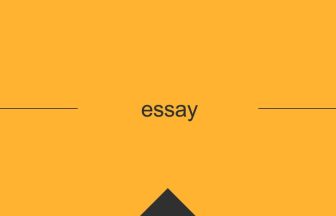 essay 英語 意味 英単語
