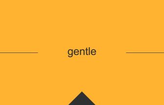 gentleの英単語・英語の意味