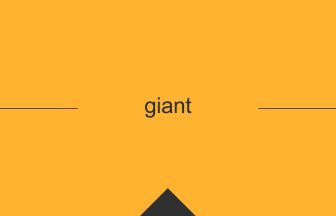 giantの英単語・英語の意味