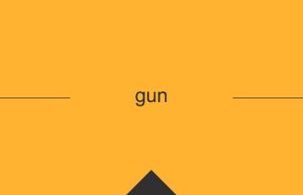 gun 意味 英単語 英語 使い方