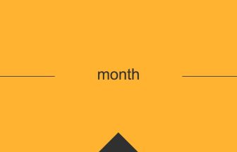 month 意味 英単語 英語 使い方