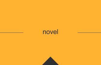 novel 意味 英単語 英語 使い方