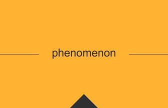 phenomenon 意味 英単語 英語の使い方