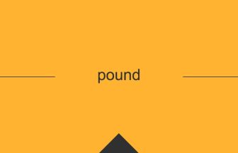 pound 意味 英単語 英語の使い方