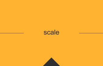scale 英語 意味 英単語