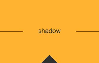 shadow 英語 意味 英単語