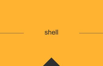 英単語 Shell の意味 使い方 発音 英語 英会話の効果的な学習法 Pm English 全無料