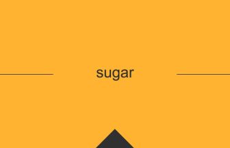 sugar 英語 意味 英単語