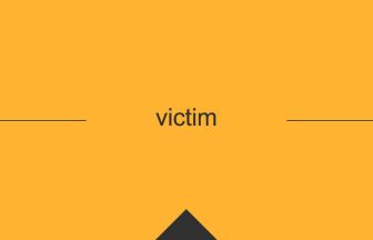 victim 英語 意味 英単語