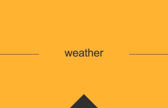 weather 英語 意味 英単語
