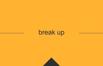 [break up] 英熟語の意味・使い方
