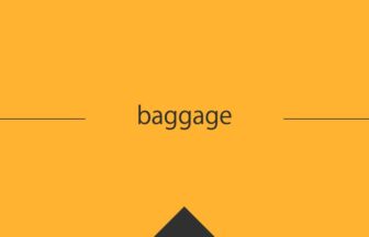 ［英単語］baggage の意味・使い方・発音