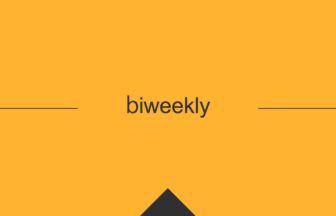 ［英単語］biweekly の意味・使い方・発音