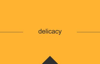 ［英単語］delicacy の意味・使い方・発音