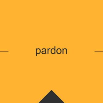 ［英単語］pardon の意味・使い方・発音